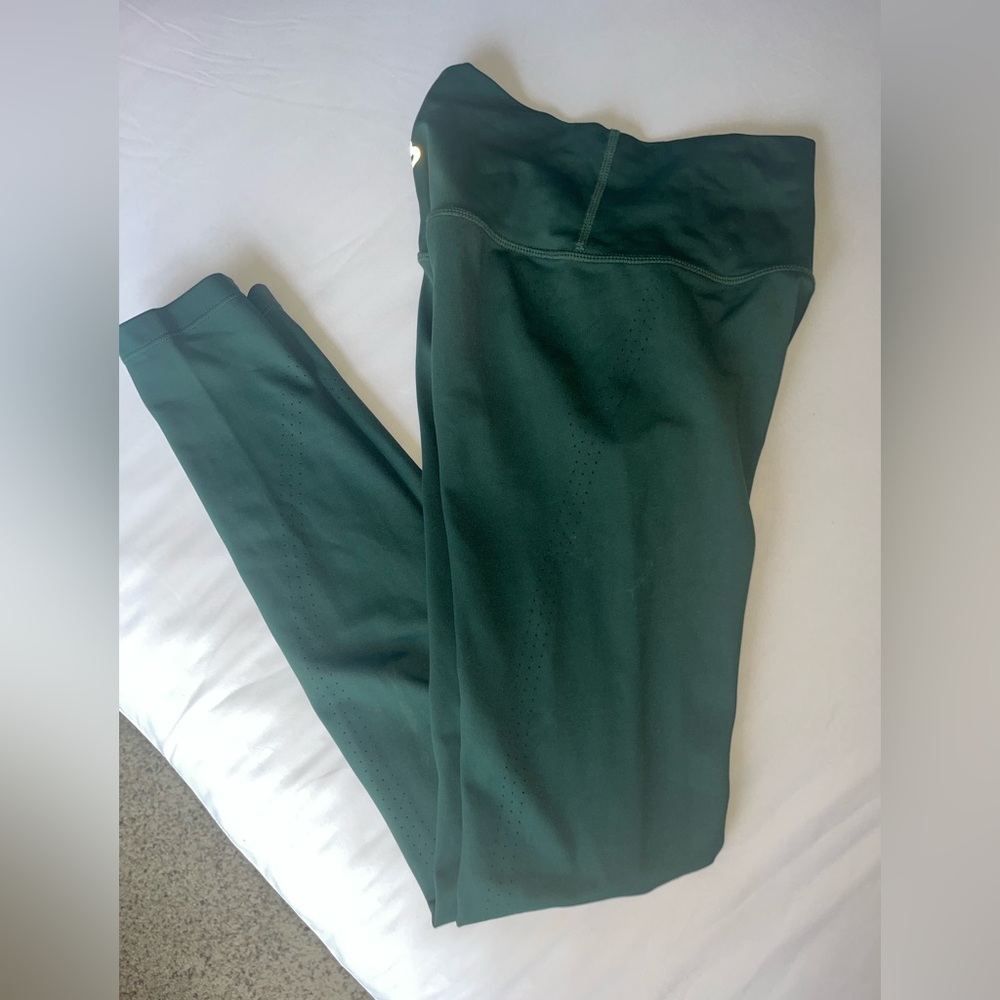 Green buff bunny leggings (Lit Laser cut - Avo green)